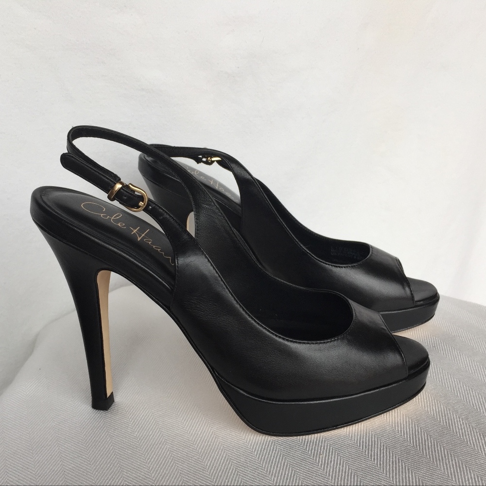Cole Haan "Stephanie" Air OT Slingback Platforms